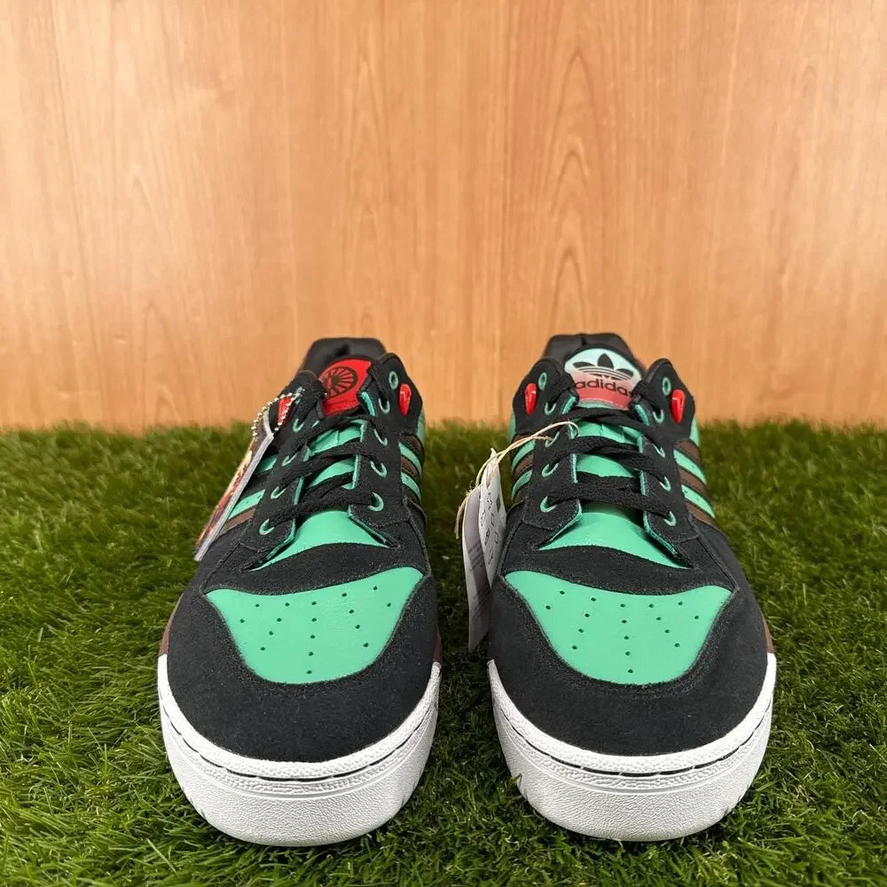 adidas Rivalry Low Demon Slayer Tanjiro Sneakers JI3312 Men's Size 9.5